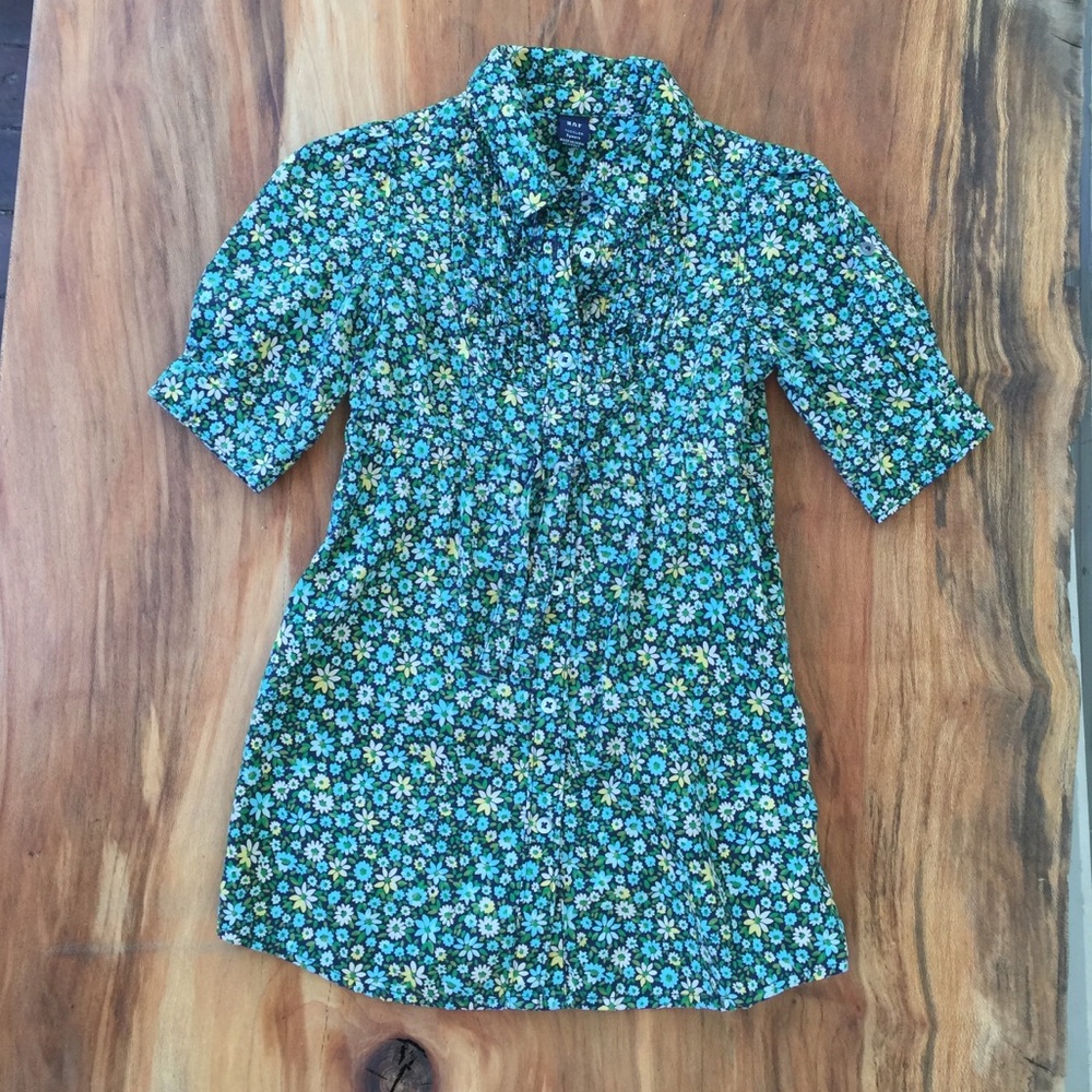 Baby gap floral A-line dress